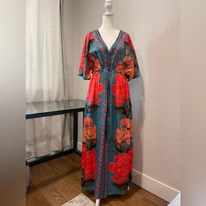 NWT Vibrant Kaftan dress World Market